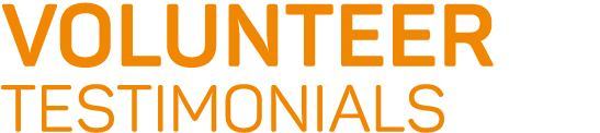 VOLUNTEER TESTIMONIALS
